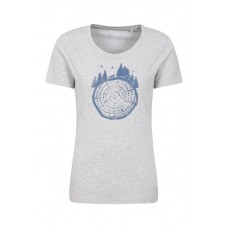 Tree Ring Womens T-Shirt